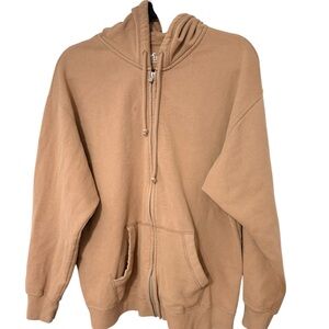 Hollister Oversized Tan Hoodie Sweater